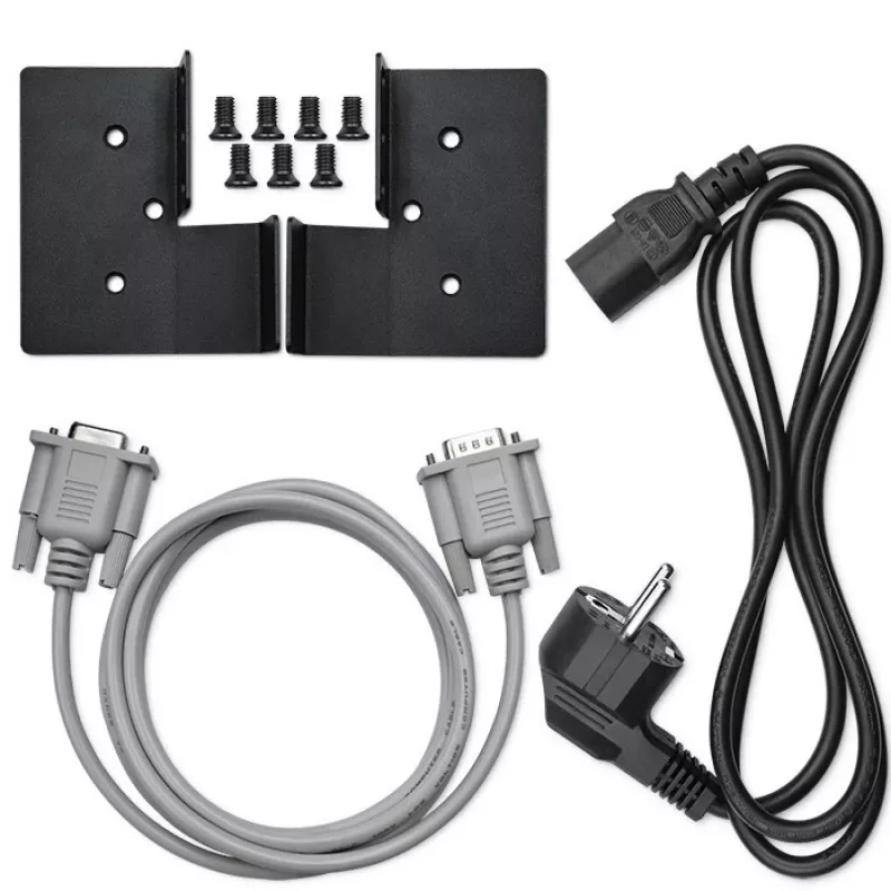 UPS Qoltec AWARYJNY DO RACK 3KVA 3000W fator de potência 1.0 LCD EPO USB on-LINE (3VA, 3000W, UPS online de dupla conversão), UPS