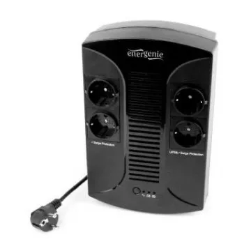 Fonte de alimentação ininterrupta (UPS) EnerGenie EG-UPS-001 Line-Interactive 0,65 kVA 390 W 4 tomadas AC