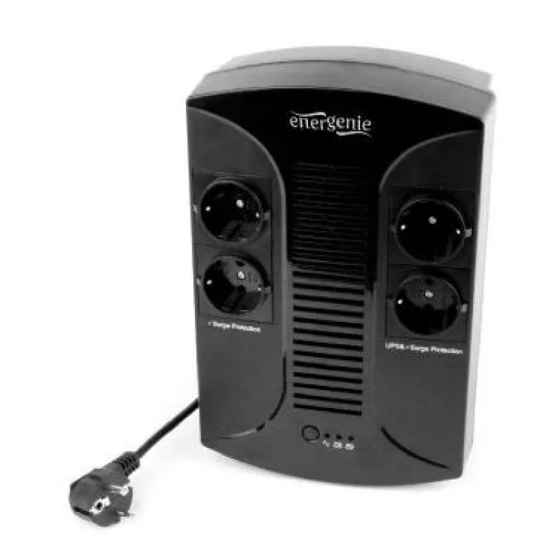 Fonte de alimentação ininterrupta (UPS) EnerGenie EG-UPS-001 Line-Interactive 0,65 kVA 390 W 4 tomadas AC