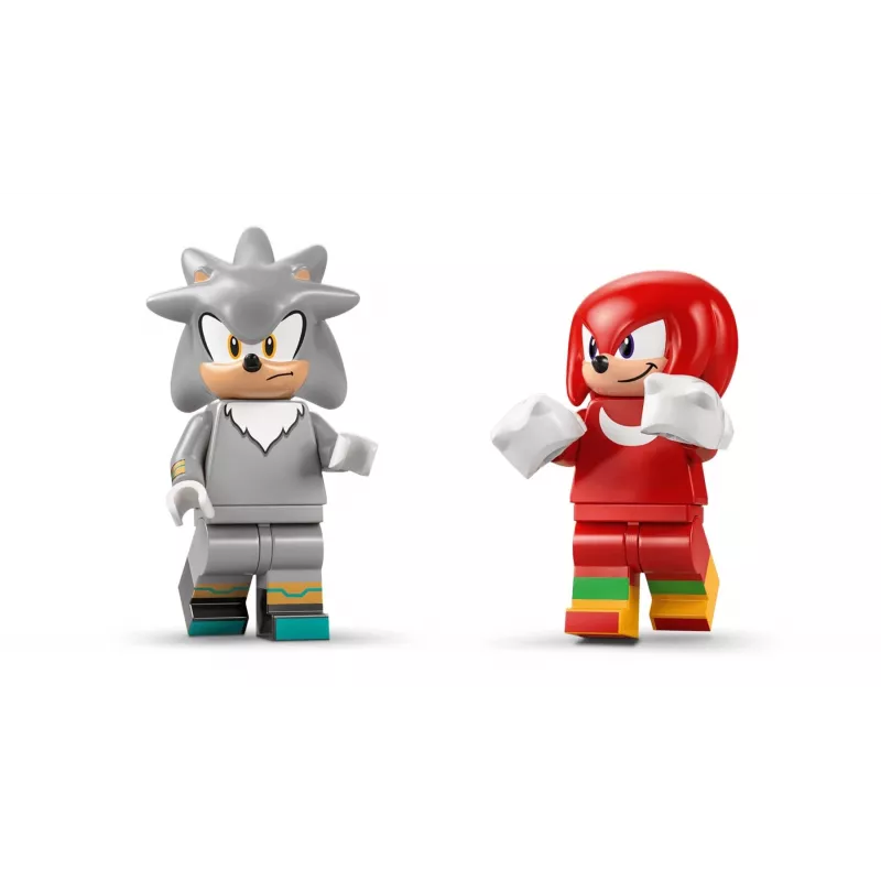 LEGO SONIC THE HEDGEHOG 77118 O Carro do Silver contra o Monster Truck do Knuckles