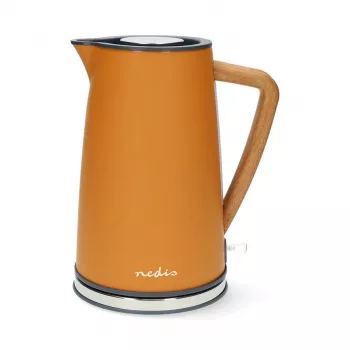 Chaleira elétrica Nedis KAWK510EOR 1,7 L 2200 W laranja