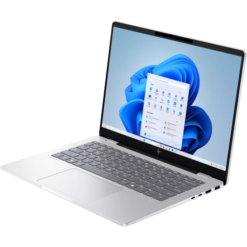 HP OmniBook 7 AI 14 2k Core Ultra 7 255U 16GB/512GB SSD Win11 Home - 14-fr0475ng Copilot+PC - layout do teclado possivelmente alemão