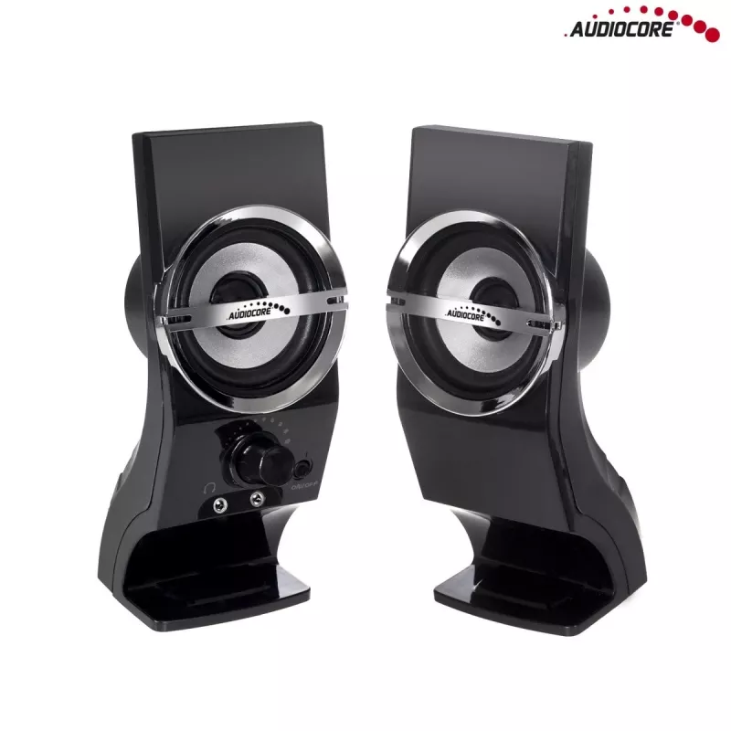 Audiocore AC805 altifalantes estéreo 2.0 PC 6W preto