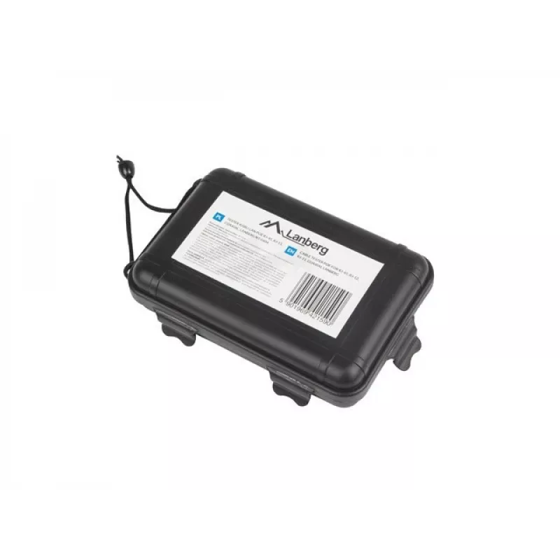 Testador de cabos de rede Lanberg NT-0404 testador PoE preto azul