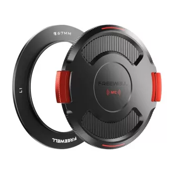 Anel base para objetiva com tampa Freewell FW-L1-BL67 67 mm para Real Locking VND