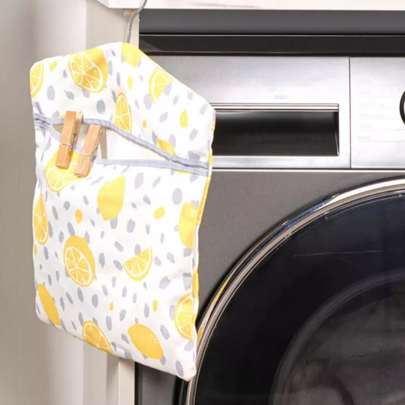 Saco para molas de roupa Beldray LA032005LEMFEU7 estampado limões – saco de armazenamento suspenso para molas de roupa