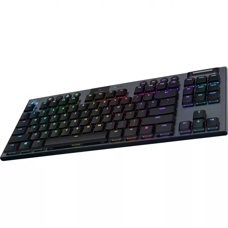 Teclado gaming mecânico Logitech G G915 TKL Tenkeyless LIGHTSPEED Wireless RGB – Linear