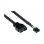 Good Connections cabo adaptador pin-header USB3.0 macho-USB2.0 fêmea 0,3m