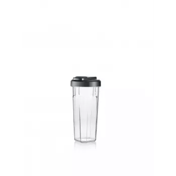 Batedeira de mesa SEVERIN SM 3743 — taça de 0,6 L, 320 W, preta, lâminas de aço inoxidável