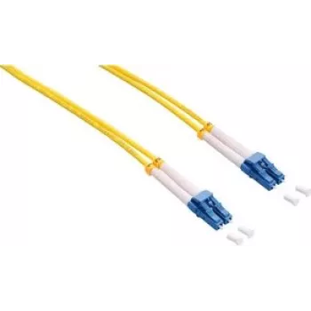 LogiLink - cabo de rede - LC monomodo (M) para LC monomodo (M) - 10 m - fibra ótica - duplex - 9/125 micrómetros - OS1/OS2 - isento de halogéneos - amarelo