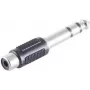 Conector de cabo shiverpeaks BS57074 6,3 mm preto - aço inoxidável (BS57074)