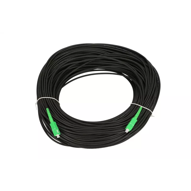 Cabo patch SC/APC-SC/APC drop redondo monomodo simplex G.657A2 70m Extralink