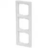 Busch-Jaeger future linear 1723-184K Moldura de 3 módulos, branco estúdio