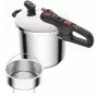 Panela de pressão Tefal Secure 8 L – panela para fogão, capacidade 8 litros, tampa de segurança
