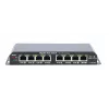 Switch PoE Extralink KRATOS 7x Gigabit PoE, 1x Uplink RJ45, fonte de alimentação 24V 2,5A, 60W