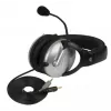 Koss SB45 Headset com fios de arco de cabeça para chamadas/música Preto, Prateado