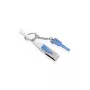 Cabo patch RJ45 - CAT6A 500 MHz - 0,5 m - cinzento - S-STP (S/FTP) - com bloqueio - AWG26 - Synergy 21