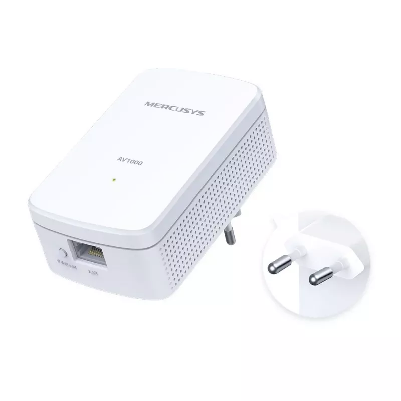 Mercusys | Kit inicial Powerline Gigabit AV1000 | MP500 KIT | 1000 Mbit/s | portas Ethernet LAN (RJ-45) 1