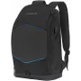 Mochila para portátil Tellur TLL611282 com porta USB e faixa iluminada, preta