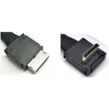 Kit de cabo OCuLink Intel AXXCBL470CVCR - Cabo SAS interno - 4i MiniLink SAS (SFF-8611) (M) reto para 4i MiniLink SAS (SFF-8611) (M) em ângulo reto - 47 cm (AXXCBL470CVCR)