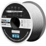 Rolo de cabo coaxial 100 m Megasat 100176, cabo coaxial RG em bobina