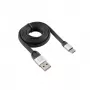 Cabo Sbox USB 2.0-Type-C/2.4A preto/prateado 1,5 m