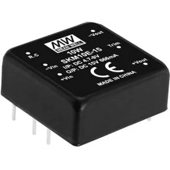 Fonte de alimentação MEAN WELL SKM10C-05 10 W 36-75 V entrada 5 V saída