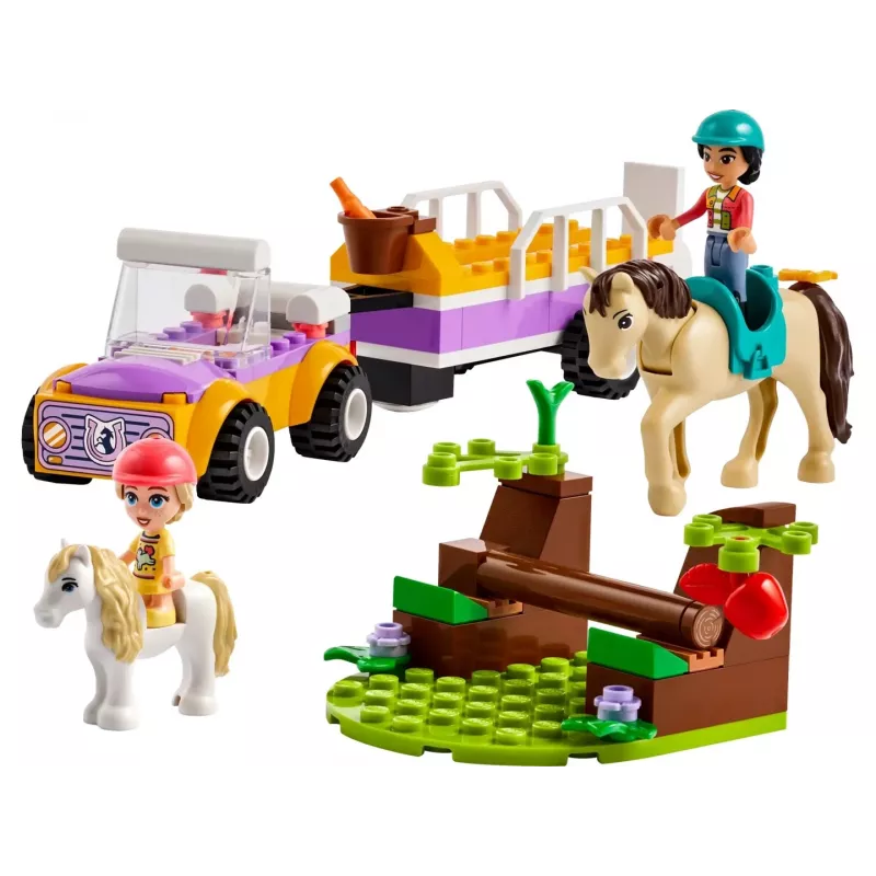LEGO Friends Conjunto de brincar com reboque de cavalos e póneis 42634