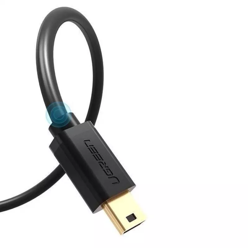 Cabo USB Ugreen - Mini-USB 480 Mbit/s 3 m US132 (preto)