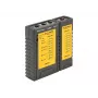 Testador de cabos Delock + localizador de portas - conjunto de testador de rede (86407)