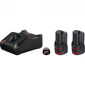 Conjunto de bateria e carregador Bosch 1 600 A01 9R8