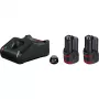 Conjunto de bateria e carregador Bosch 1 600 A01 9R8