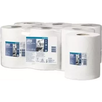 Rolo de papel de limpeza Tork 130044, 2 folhas branco, 125 m, rolo industrial