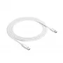 Cabo USB-C para USB-C Akyga AK-USB-41, USB 2.0, 60 W, 1,8 m, branco