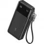 PowerBank com cabo USB-C 20000 mAh 30W preto