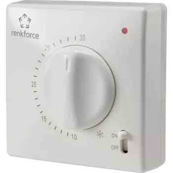 Termostato ambiente Renkforce TR-93 programável, intervalo de temperatura 5–30°C