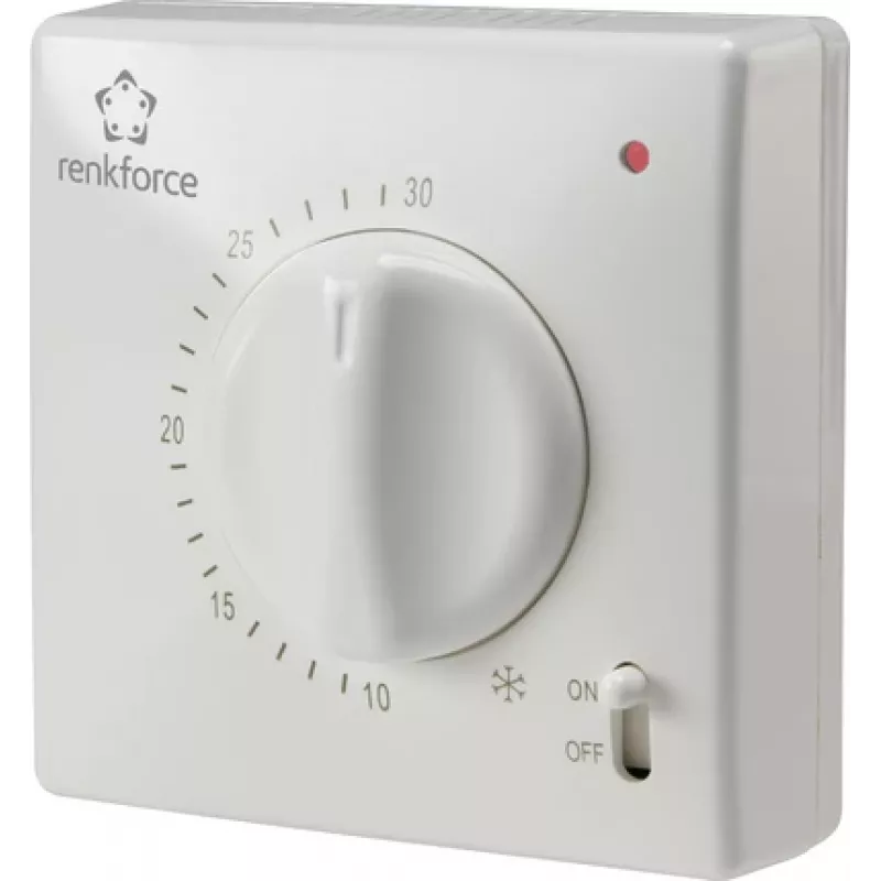 Termostato ambiente Renkforce TR-93 programável, intervalo de temperatura 5–30°C