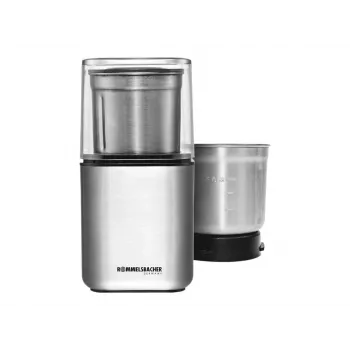 Rommelsbacher moinho de especiarias e café aço inoxidável prateado EGK 200 (EGK 200)
