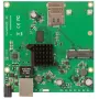 Mikrotik RBM11G router com fios preto, verde, cinzento