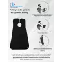 Capa de barbear Extralink para cortar e aparar, preto