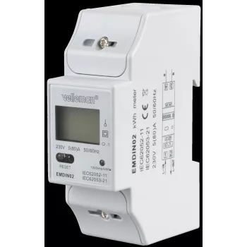 VE EMDIN02 - contador de energia monofásico com ecrã LCD (EMDIN02)
