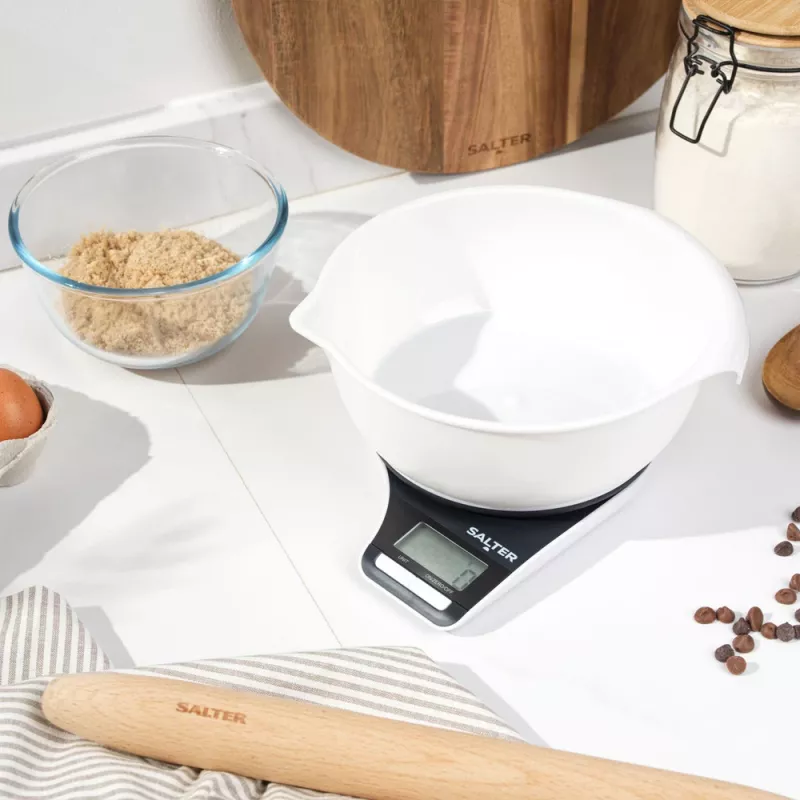 Balança de cozinha Salter Electronic Jugscale preto/branco