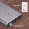 Caixa para SSD Unitek S1206A para 2× unidades M.2 NVMe PCIe Gen3 x4, USB 3.2 Gen 2 (10 Gbit/s), Alumínio, USB-C, inclui fonte de alimentação