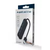 Hub USB Gembird 4 portas USB 3.1 (Gen 1) — 4 portas, USB 3.2 Gen 1 Type-A, 5V/2.1A, 109×30×10 mm, preto