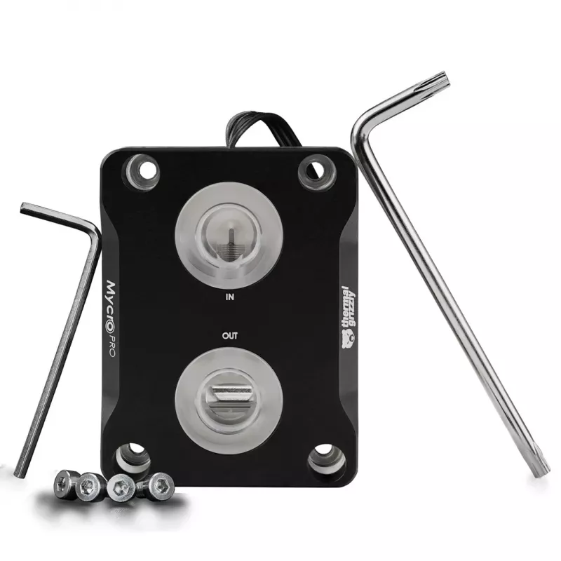 Thermal Grizzly Intel Mycro Direct-Die Pro RGB V1 bloco de água para CPU, preto/transparente