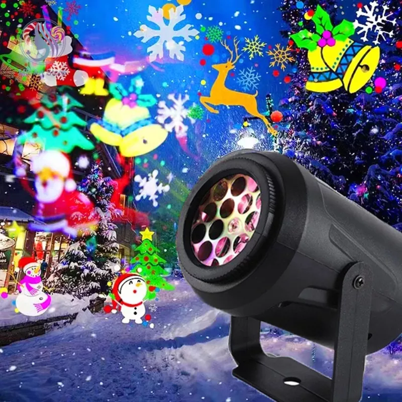 Projetor laser LED de Natal Extralink EX.73509 para iluminação decorativa doméstica