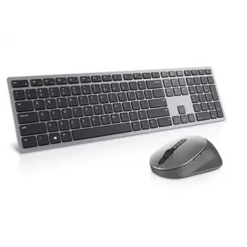 Conjunto de teclado e rato sem fios Dell KM7321W Titan cinzento com pilhas incluídas