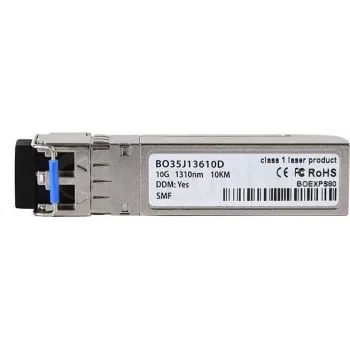 BlueOptics OM-SFP+-10gigabit-single-10KM-BO Transcetor SFP+ 10GBASE-LR, monomodo LC-Duplex, 10 km