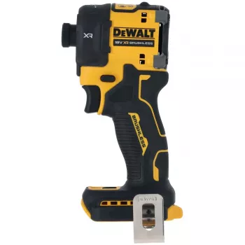 Aparafusadora DeWalt DCF870NT-XJ, 18V Li-Ion, 56 N·m, bucha de 1/4 inch, punho de pistola, 100 mm de comprimento