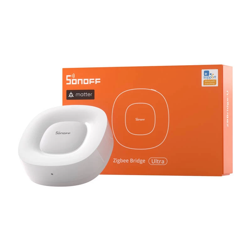 Bridge ZigBee para casa inteligente Sonoff ZBBridge-U com RJ45 LAN, processador de 1,5 GHz, 1 GB RAM